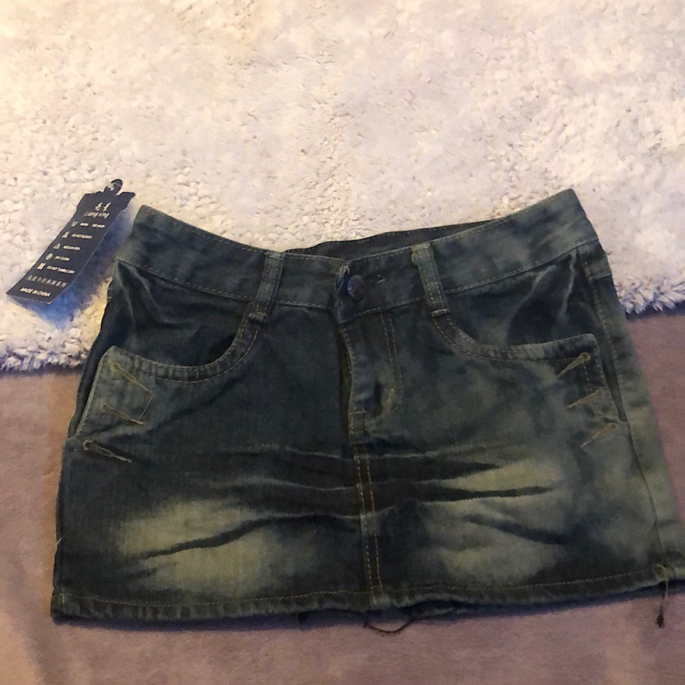 jean skirt